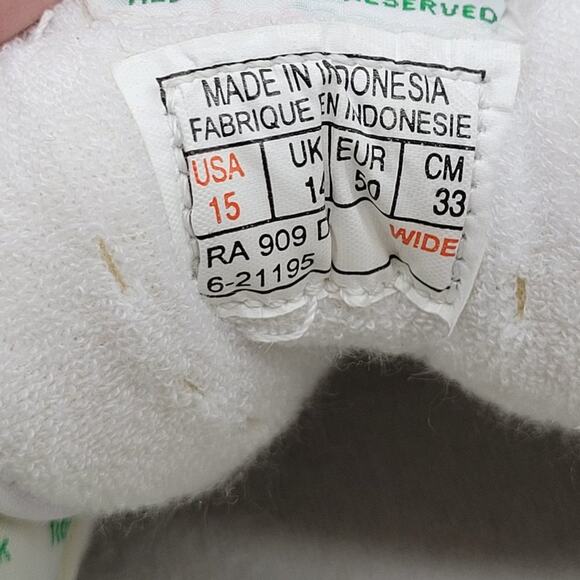 REEBOK Classic Club C-Wide Tennis Sneakers White/Green Style #6-21195 - Size 15 main image 9